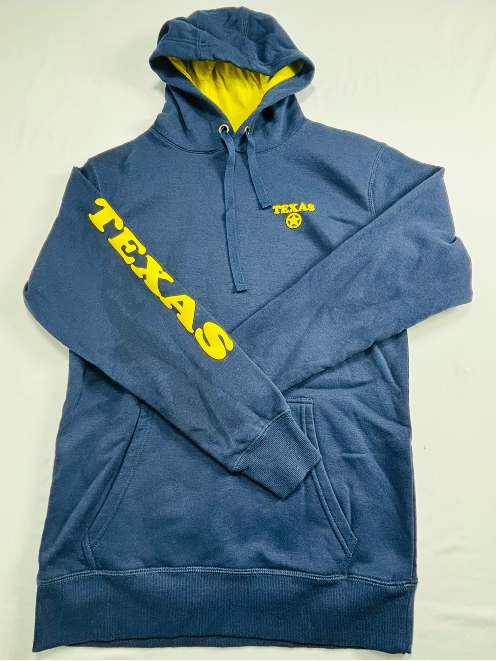 Texas Logo Navy & Yellow Hooded Sweatshirt - Unbranded